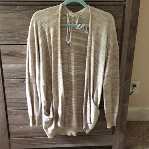 Speckled Cardigan cream/white